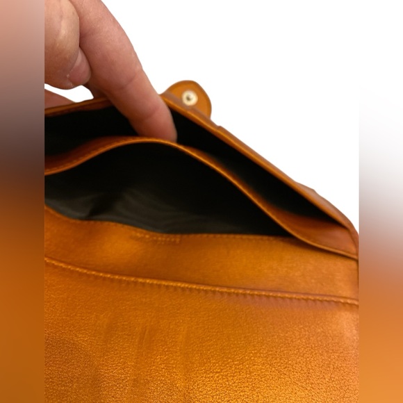 Gucci Guccissima Beige Marrone-Arancio Canva Cuore long wallet gently used - Picture 6 of 12